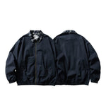 Plaid Collar Zip-Up Work Jacket 3
