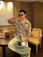 Plaid Double Pocket Long Sleeve Shirt 5