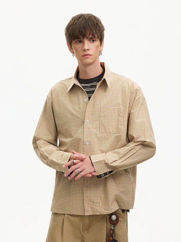Plaid Long-Sleeve Casual Shirt Jacket 2