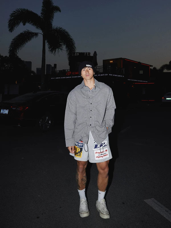 Plaid Long-Sleeve Shirt with Ruched Front 2