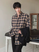Plaid Oversized Long-Sleeve Casual Shirt 2