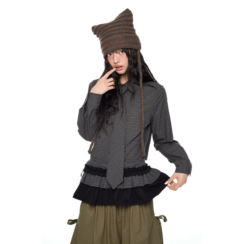 6208828842092,6208828842093,6208828842094, Plaid Short-Sleeve Slim Fit Shirt