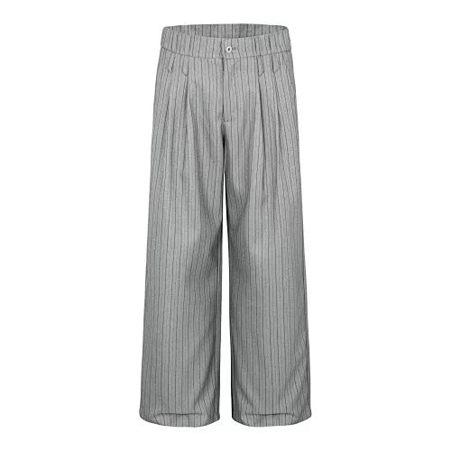6193999315968,6193999315969,6193999315970,6193999315971, Pleated Pinstripe Wide Leg Dress Pants