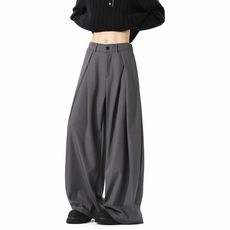 5930954840326,5930954840327,5930954840328,5930954840329,5930954840330,5930954840331, Pleated Wide-Leg Dress Pants