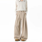 5930954840332,5930954840333,5930954840334,5930954840335,5930954840336,5930954840337, Pleated Wide-Leg Dress Pants