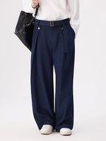 Pleated Wide Leg High Waist Pants 4