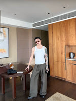 Pleated Wide Leg Work Casual Pants 2