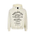 Polka Dot Graphic Hooded Pullover Sweatshirt 5