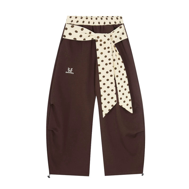 20278:4168285,6013406105944,20278:4168285,6013406105945,20278:4168285,6013406105946,20278:4168285,6013406105947,6013406105944,6013406105945,6013406105946,6013406105947, Polka Dot Tie-Waist Wide Leg Pants