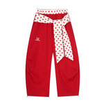 20278:28326,6013406105948,20278:28326,6013406105949,20278:28326,6013406105950,20278:28326,6013406105951,6013406105948,6013406105949,6013406105950,6013406105951, Polka Dot Tie-Waist Wide Leg Pants