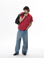 Polka Dot Wide Leg Denim Pants 5