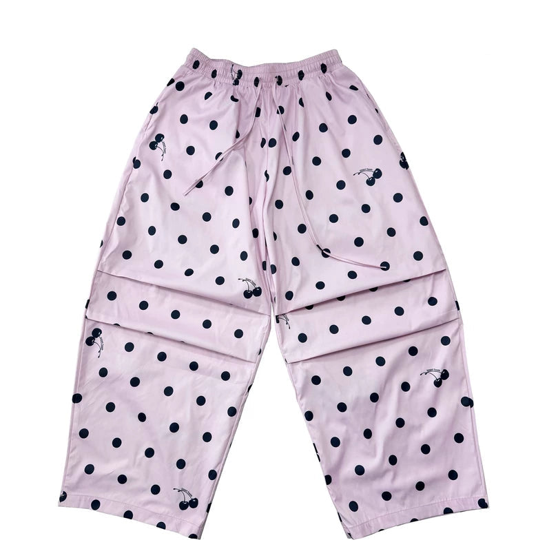 1627207:28323,6177865838805,1627207:28323,6177865838806,1627207:28323,6177865838807,1627207:28323,6177865838808,6177865838805,6177865838806,6177865838807,6177865838808, Polka Dot Wide Leg Paratrooper Pants