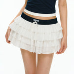 6035975533585,6035975533586,6035975533587,6035975533588, Polo Top and Ruffled Skirt Set