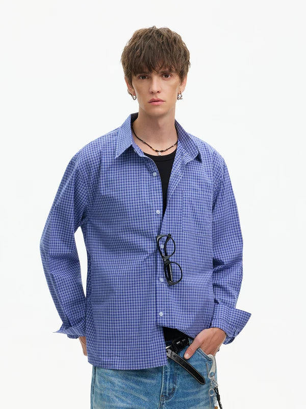 Plaid Long Sleeve Button Up Shirt 2