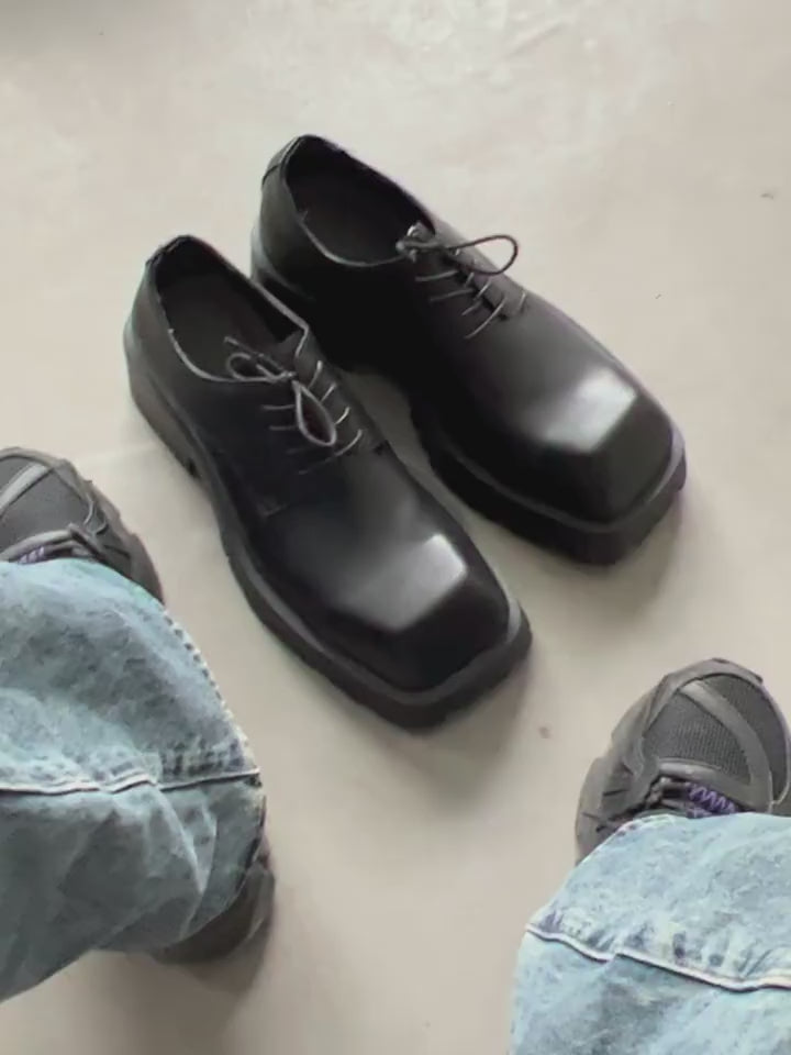 Platform Lace-Up Casual Shoes