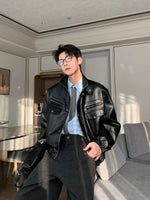 PU Leather Motorcycle Jacket 2