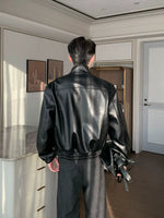 PU Leather Motorcycle Jacket 4