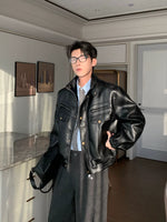 PU Leather Motorcycle Jacket 5