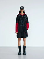 Racing-Inspired Mesh Hooded Long Sleeve Jersey 3