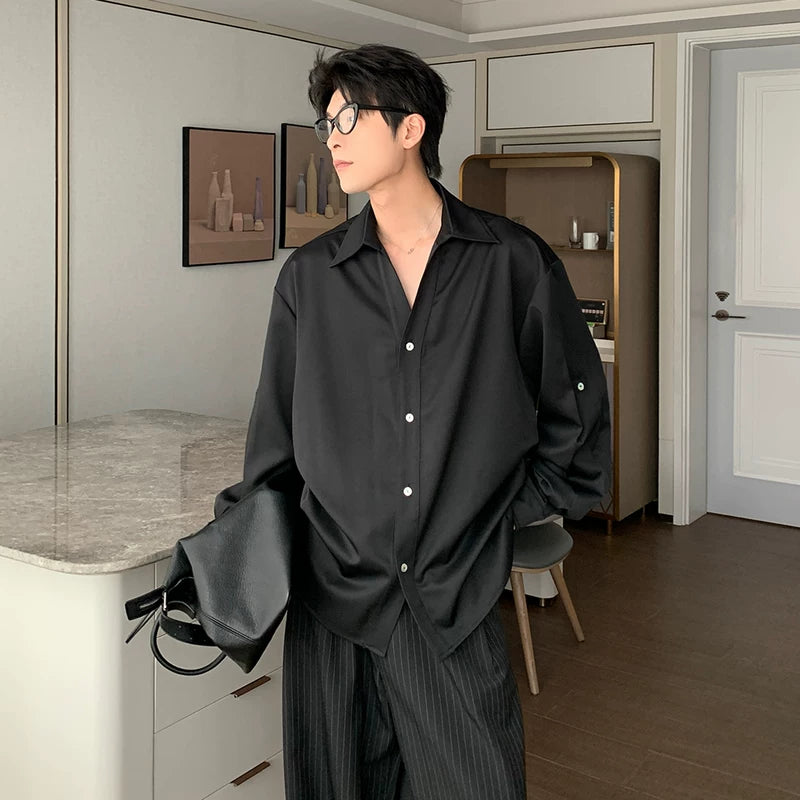 6036408445657,6036408445658,6036408445659,6036408445660, Relaxed Drop-Shoulder Long-Sleeve Shirt