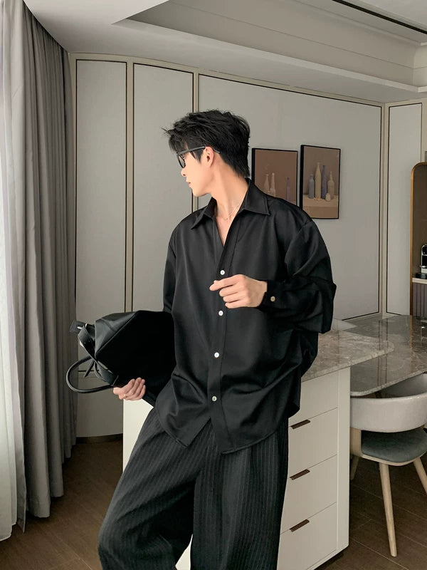 Relaxed Drop-Shoulder Long-Sleeve Shirt 4