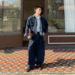 6183562762427,6183562762429,6183562762431,6183562762433, Relaxed Fit Denim Jacket and Pants Set