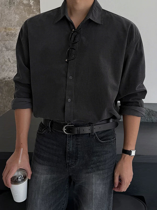 Relaxed Fit Long Sleeve Casual Shirt 2