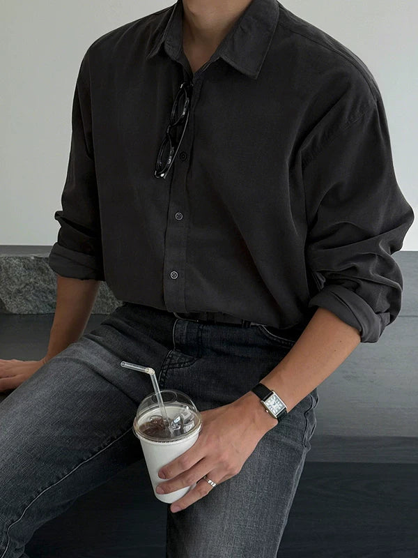 Relaxed Fit Long Sleeve Casual Shirt 4