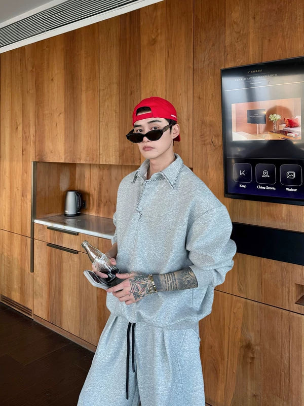 Relaxed Fit Sweatshirt and Pants Set 3