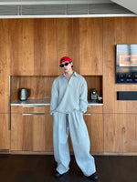 Relaxed Fit Sweatshirt and Pants Set 5