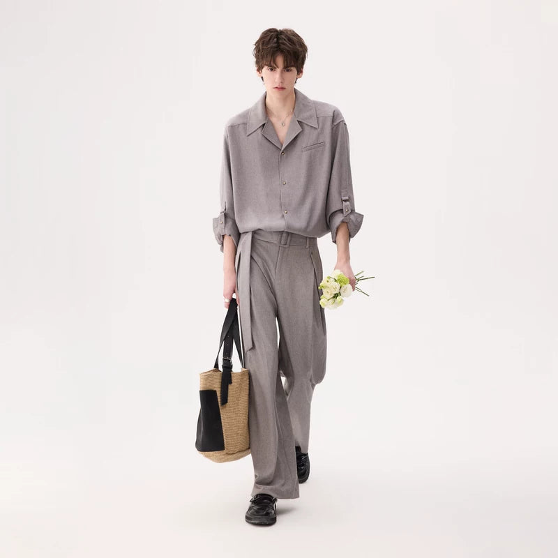 6182976943882,6182976943884,6182976943886,6182976943888, Relaxed Fit Vintage Shirt and Pants Set