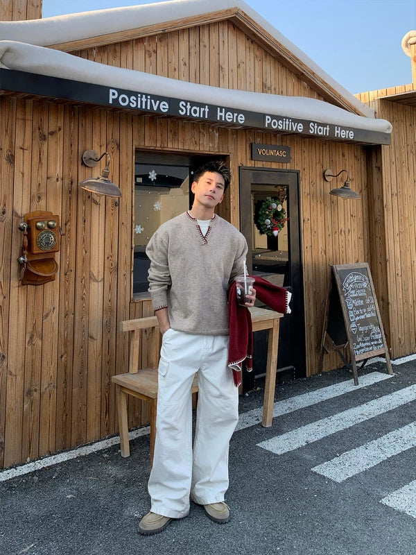 Relaxed Knit Pullover Sweater Top 4