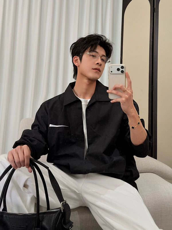 Relaxed Long Sleeve Button Down Shirt 2