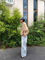 Relaxed Wide Leg Distressed Denim Pants 5