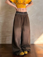 Relaxed Wide-Leg Logo Sweatpants Pants 3