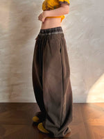 Relaxed Wide-Leg Logo Sweatpants Pants 5