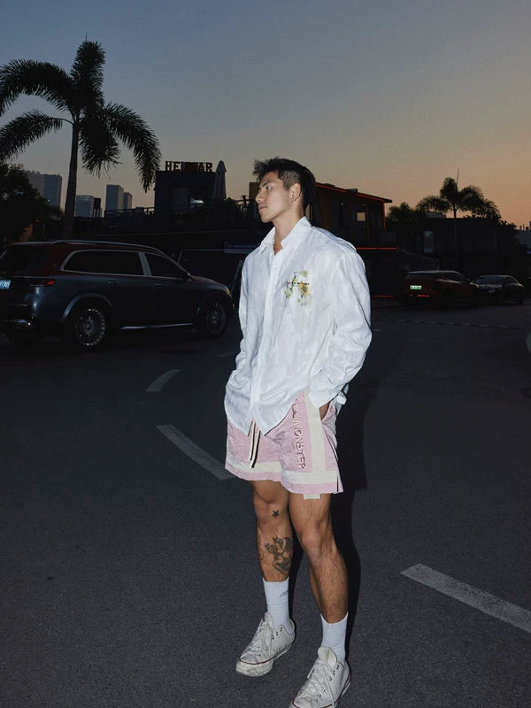 Retro Beach Vacation Casual Shorts Pants 2