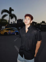 Retro Casual Short-Sleeve Button-Up Shirt 1