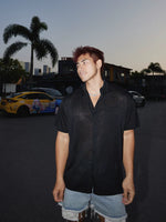 Retro Casual Short-Sleeve Button-Up Shirt 3