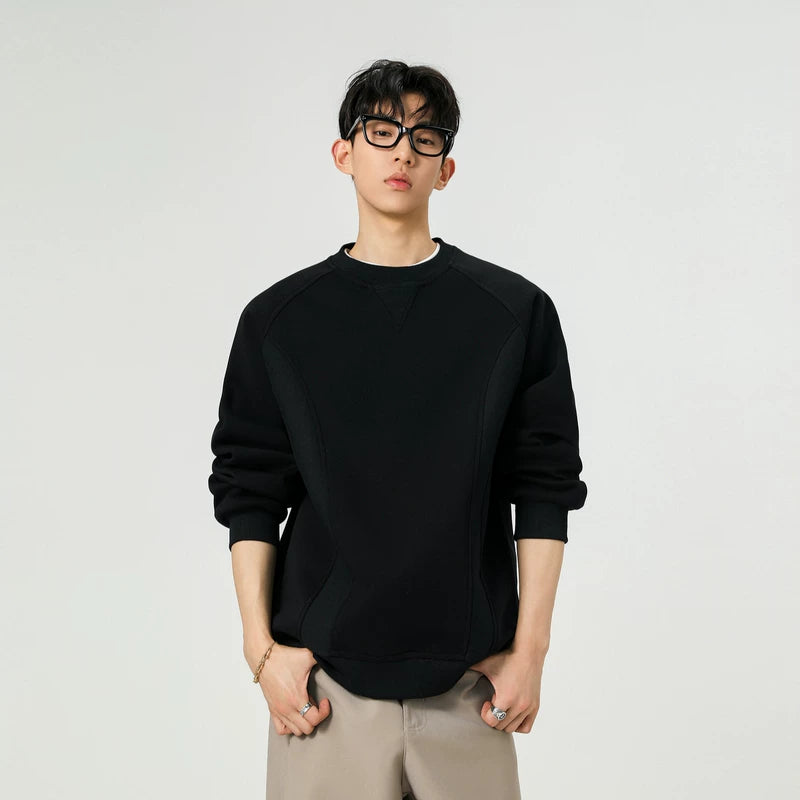 6185134635719,6185134635720,6185134635721,6185134635722,6185134635723, Retro Deconstructed Heavyweight Crewneck Sweatshirt