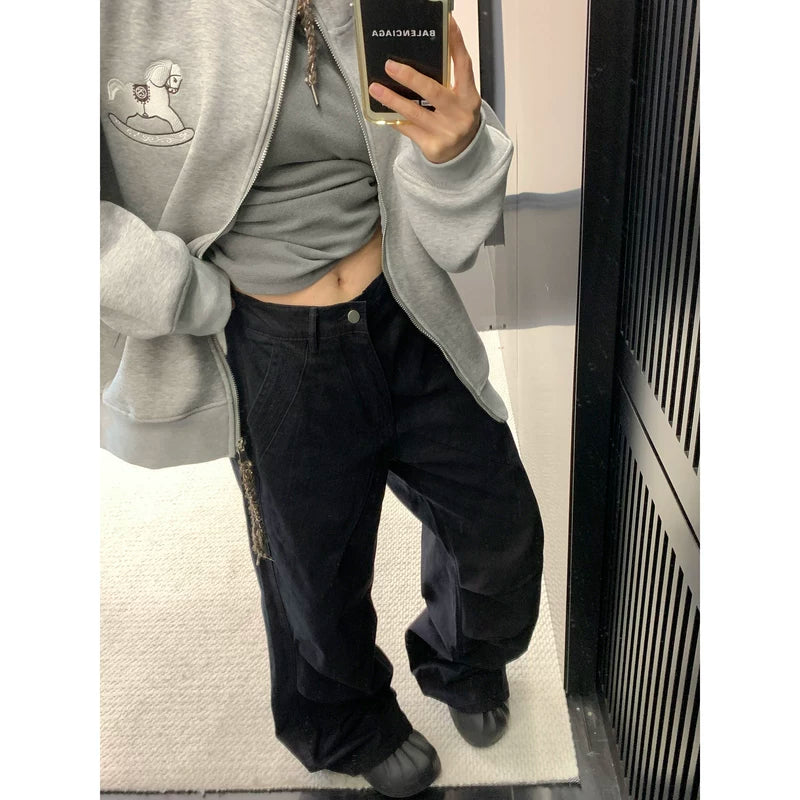 ,1627207:28341,6016716721335,1627207:28341,6016716721333,1627207:28341,6016716721334,1627207:28341,6016716721332,6016716721335,6016716721333,6016716721334,6016716721332, Retro Distressed Straight-Leg Cargo Pants