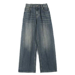 6201713507098,6201713507099,6201713507100,6201713507101,6201713507102,6201713507103, Retro Distressed Wide Leg Jeans Pants