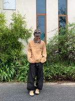 Retro Distressed Zip-Up Workwear Jacket 2