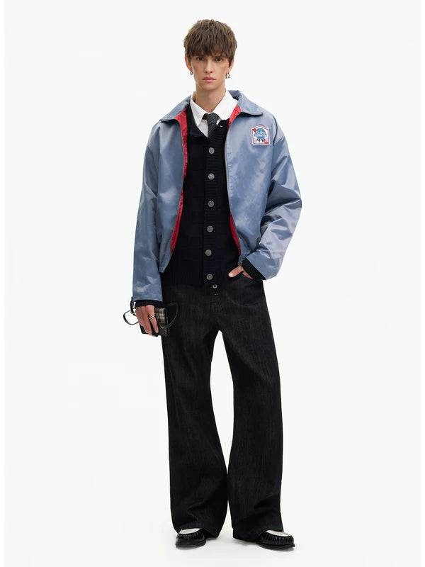 Retro Embroidered Appliqué Zip Jacket 5