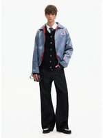 Retro Embroidered Appliqué Zip Jacket 5