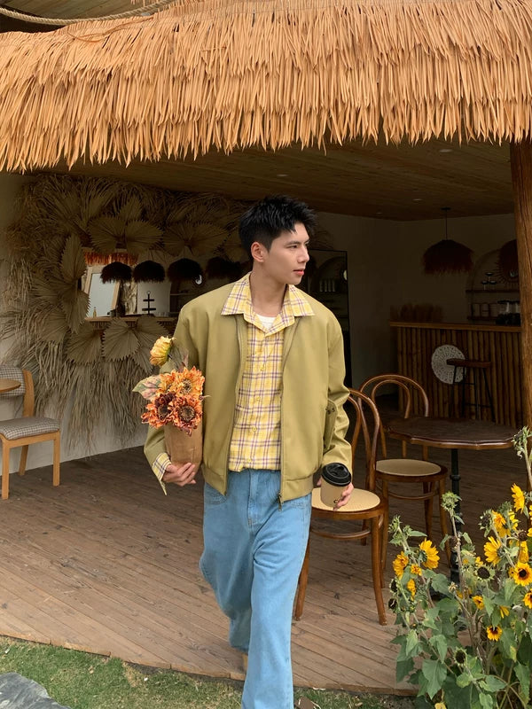 Retro Faux Leather Casual Spring Jacket 5