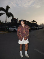 Retro Floral Allover Loose Long-Sleeve Shirt 2