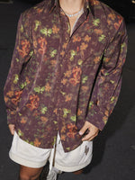 Retro Floral Allover Loose Long-Sleeve Shirt 3