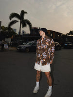 Retro Floral Long-Sleeve Button-Up Shirt 2