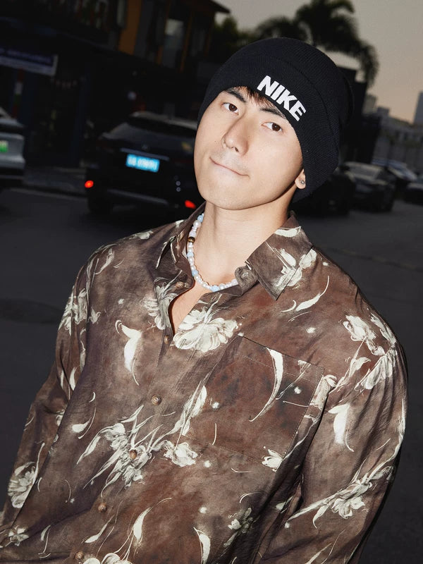 Retro Floral Print Long Sleeve Shirt 5